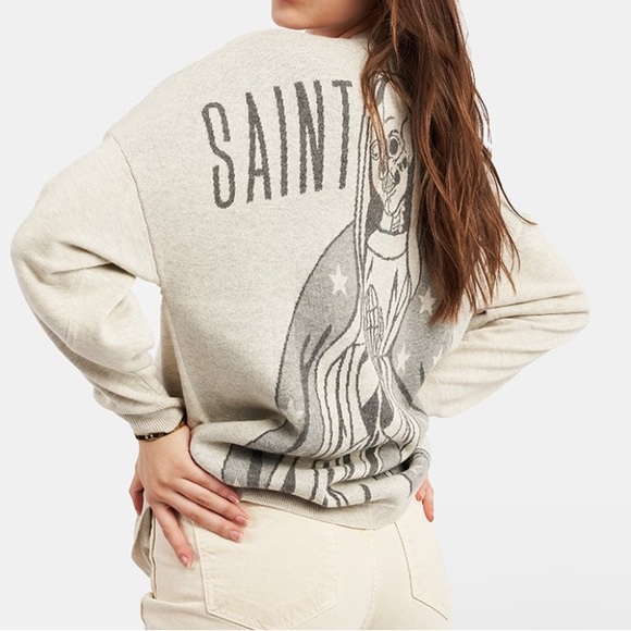 NWT Unisex Saint and Sinner knit sweater by Spirit Jersey - Picture 4 of 7